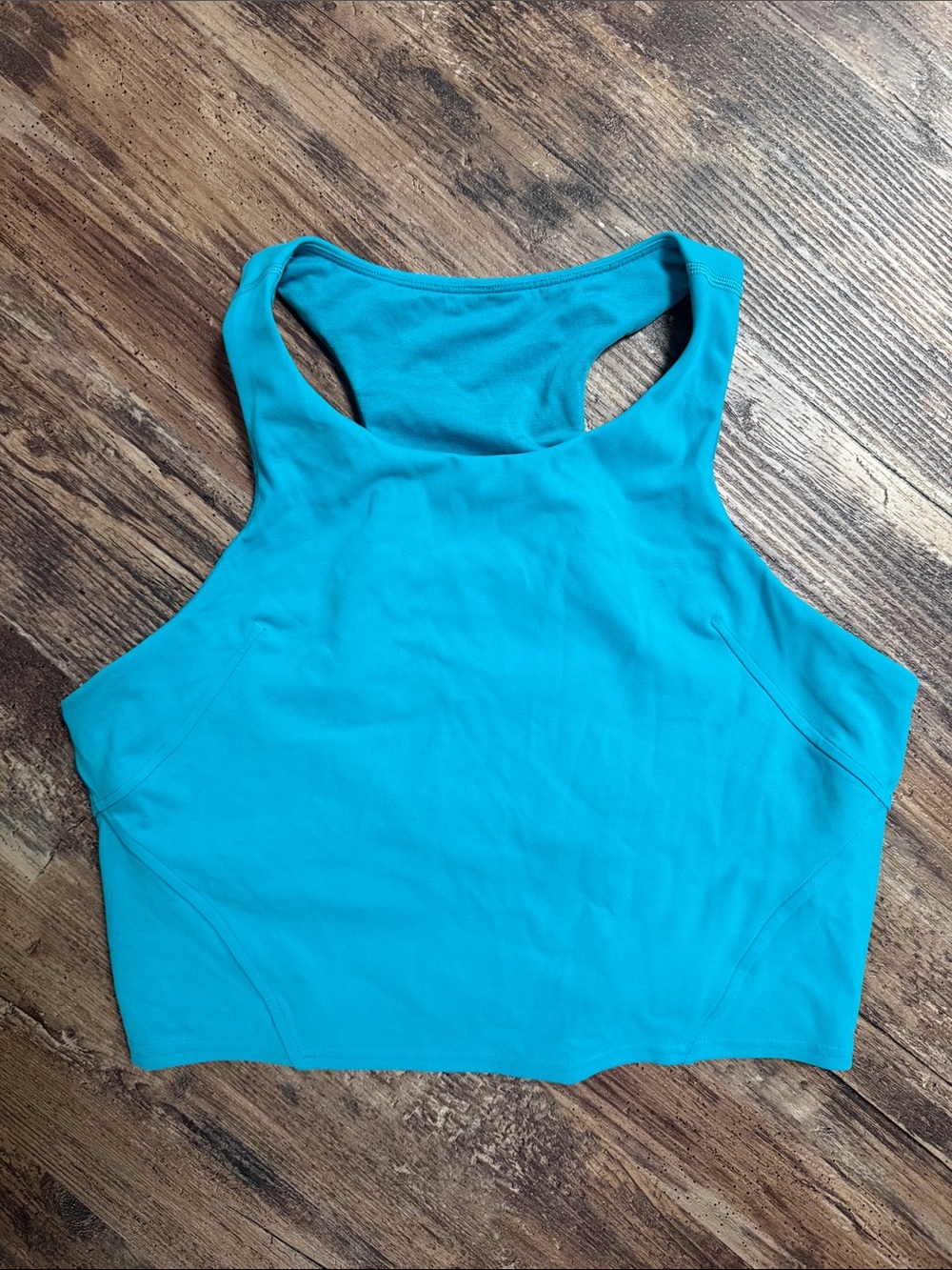 Lululemon Invigorate Training Tank Top Turquoise Tide Size 14